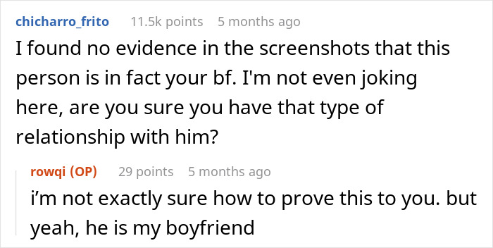 Screenshot of a conversation discussing a guy forgetting his girlfriend's birthday and demanding apologies for bothering him. Screenshot of a conversation discussing a guy forgetting his girlfriend's birthday and demanding apologies for bothering him.