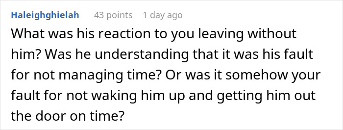 Comment discussing husband's reaction after woman stops treating him like a kid, leading to chaos in their relationship. Comment discussing husband's reaction after woman stops treating him like a kid, leading to chaos in their relationship.