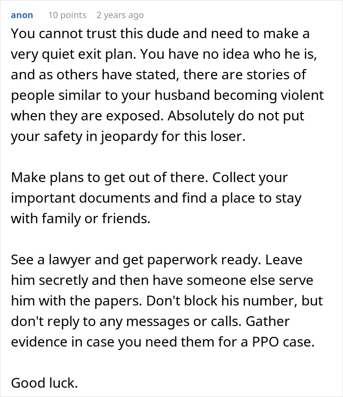 Screenshot of an online post warning about trusting a man who lies about a master’s degree, advising safety and legal steps. Screenshot of an online post warning about trusting a man who lies about a master’s degree, advising safety and legal steps.