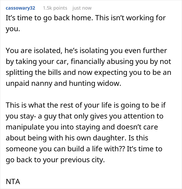Text advice about fiancé babysitting daughter and dealing with financial a***e and isolation in a difficult relationship situation. Text advice about fiancé babysitting daughter and dealing with financial a***e and isolation in a difficult relationship situation.
