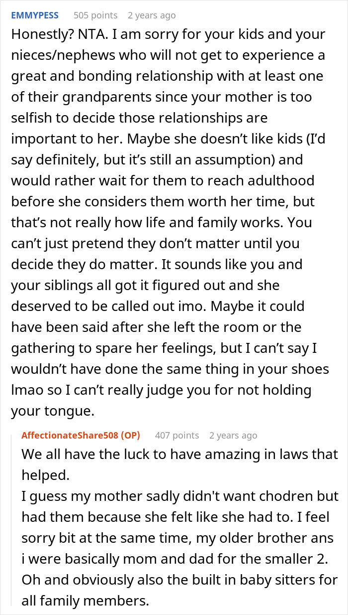 Mom Shamelessly Dumps Kids On Parents, Acts Like Martyr Mommy Now That They’re Grown Up, Irks Them Mom Shamelessly Dumps Kids On Parents, Acts Like Martyr Mommy Now That They’re Grown Up, Irks Them