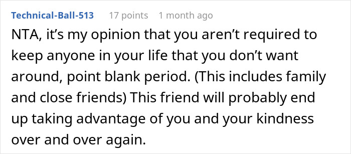 Comment discussing an irresponsible friend making bad decisions and a bestie’s reaction to pregnancy news. Comment discussing an irresponsible friend making bad decisions and a bestie’s reaction to pregnancy news.