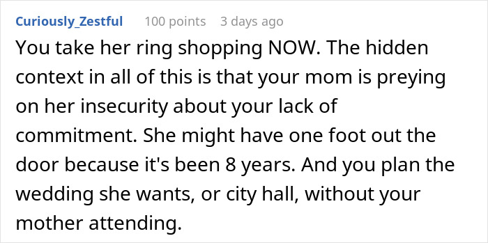 Man cuts ties with mother after she reveals true colors in texts to his girlfriend, exposing family conflict.