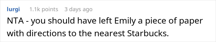 Screenshot of a Reddit comment discussing a mother-in-law offering to make morning coffee and ignoring recipe instructions. Screenshot of a Reddit comment discussing a mother-in-law offering to make morning coffee and ignoring recipe instructions.