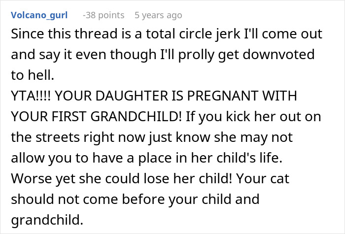 Pregnant Daughter Decides To Put Dad’s Cat In A Shelter Because Of Her Baby’s Safety, Gets Kicked Out Pregnant Daughter Decides To Put Dad’s Cat In A Shelter Because Of Her Baby’s Safety, Gets Kicked Out