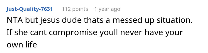 Screenshot of a social media comment expressing frustration in a difficult caretaker situation involving guilt trips. Screenshot of a social media comment expressing frustration in a difficult caretaker situation involving guilt trips.