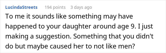 Comment discussing a man dealing with a teen’s rude attitude and considering ending his family relationships.