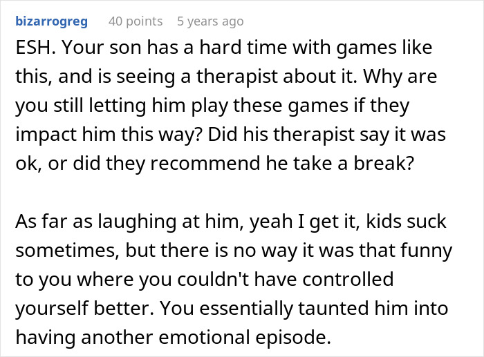 Teen breaks new chair one day after getting it and asks dad to replace it, claiming it is only fair. Teen breaks new chair one day after getting it and asks dad to replace it, claiming it is only fair.