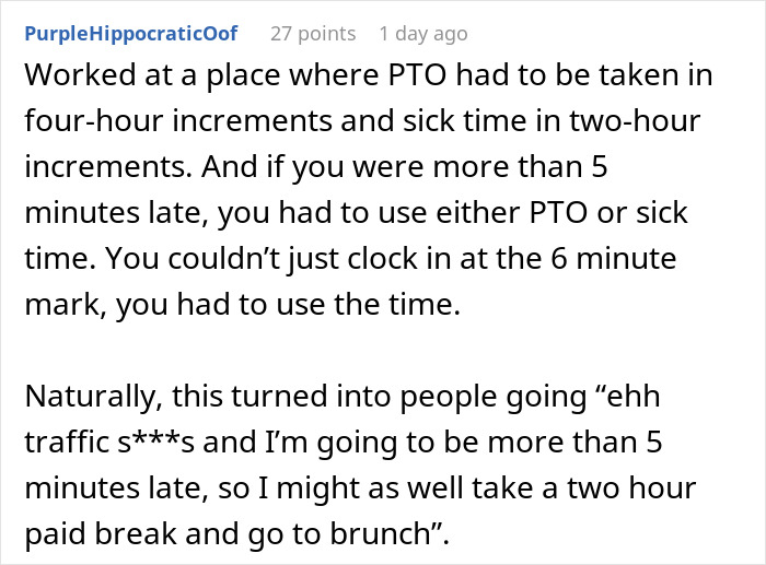 Office Left In Chaos After Ridiculous PTO Rules Are Announced: "Our Calendar Looked Like Cheese" Office Left In Chaos After Ridiculous PTO Rules Are Announced: "Our Calendar Looked Like Cheese"