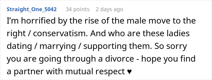 Screenshot of a social media comment expressing concern about men treating wives like servants and its impact on attraction. Screenshot of a social media comment expressing concern about men treating wives like servants and its impact on attraction.