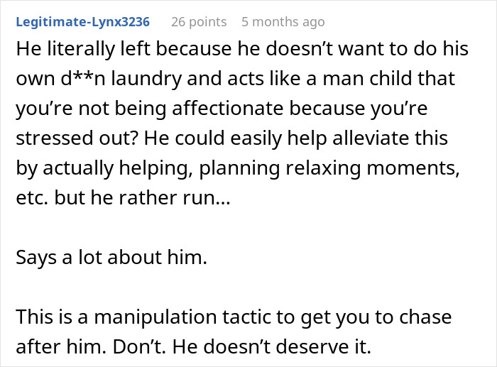 Comment about man treating wife like his servant, revealing his immaturity and causing loss of attraction in relationship. Comment about man treating wife like his servant, revealing his immaturity and causing loss of attraction in relationship.