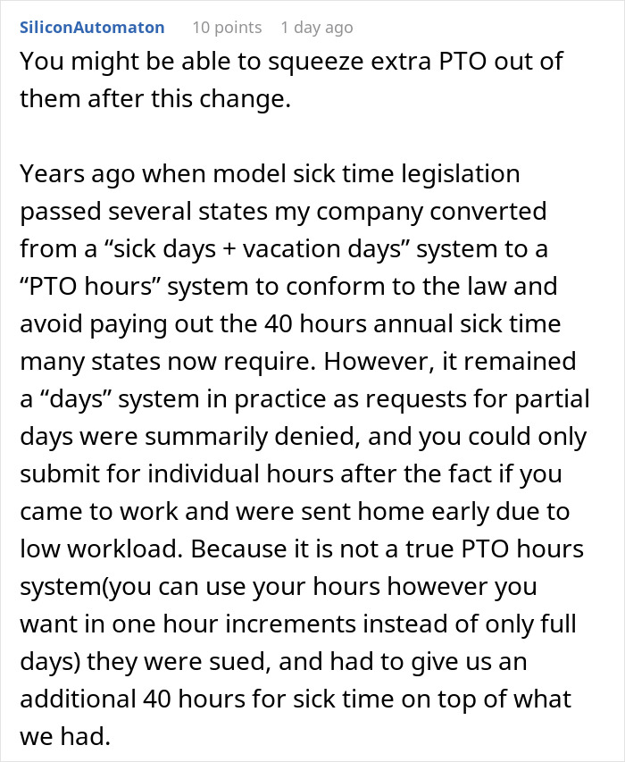Office Left In Chaos After Ridiculous PTO Rules Are Announced: "Our Calendar Looked Like Cheese" Office Left In Chaos After Ridiculous PTO Rules Are Announced: "Our Calendar Looked Like Cheese"