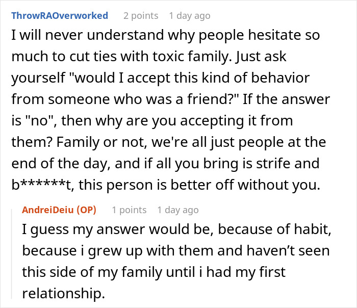 Man Realizes He’s Funding His Family’s Lifestyle After They Can’t Stop Hating On His GF Man Realizes He’s Funding His Family’s Lifestyle After They Can’t Stop Hating On His GF