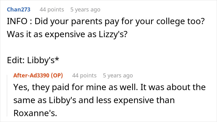 Screenshot of an online discussion about siblings feeling neglected and the desire to reconnect after years of distance.