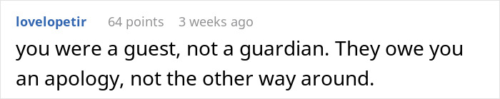 Screenshot of an online comment discussing a teen getting blamed for not stopping a child from running into traffic. Screenshot of an online comment discussing a teen getting blamed for not stopping a child from running into traffic.