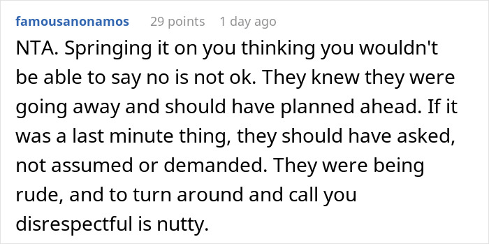 Reddit user explains frustration when guy treats girlfriend's son as free babysitter, emphasizing he is not responsible for the child.