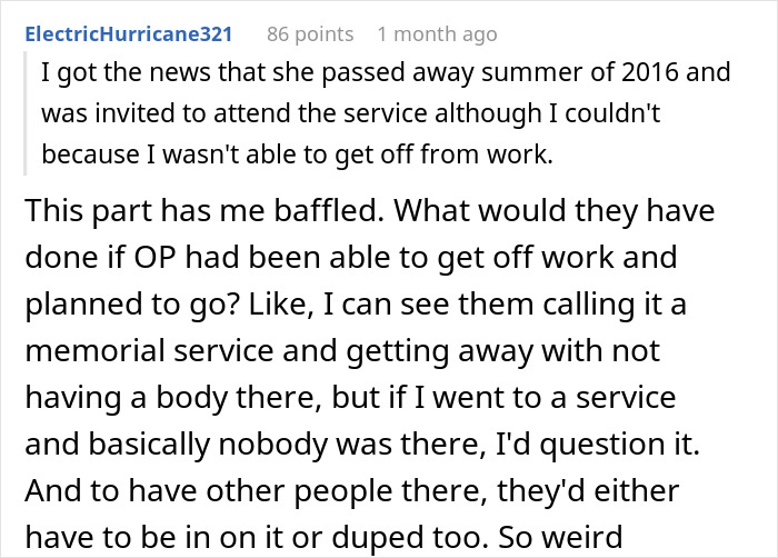 Commenter baffled over half-sister's lie to get dad’s support with medical bills, and the shocking truth revealed years later. Commenter baffled over half-sister's lie to get dad’s support with medical bills, and the shocking truth revealed years later.