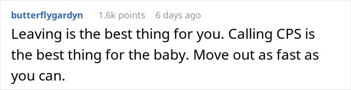 Comment urging to call CPS for baby’s safety as irresponsible teen dumps parental duties on 18-year-old sister. Comment urging to call CPS for baby’s safety as irresponsible teen dumps parental duties on 18-year-old sister.