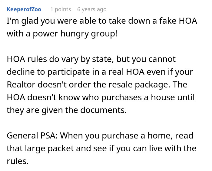 Comment discussing challenges with a stalkerish HOA president and uncovering HOA secrets leading to court action. Comment discussing challenges with a stalkerish HOA president and uncovering HOA secrets leading to court action.