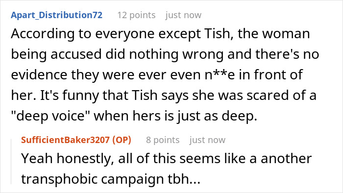 Online discussion about trans woman confronted by lesbian in gym locker room highlights transphobia and differing perspectives. Online discussion about trans woman confronted by lesbian in gym locker room highlights transphobia and differing perspectives.