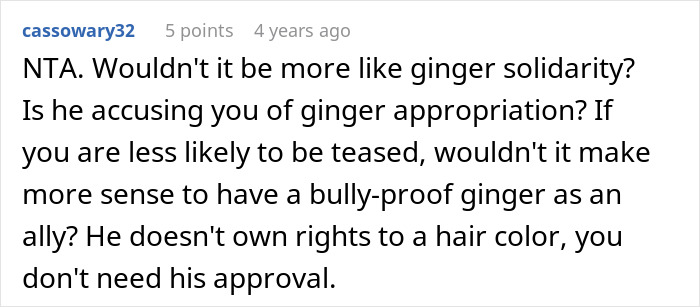 Red-haired classmate reacts with drama after dyeing hair orange, causing conflict and surprise among peers. Red-haired classmate reacts with drama after dyeing hair orange, causing conflict and surprise among peers.