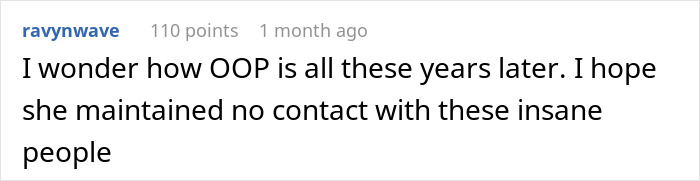 Comment on Reddit discussing a late half-sis lying for dad's medical bills, with shock revealed years later. Comment on Reddit discussing a late half-sis lying for dad's medical bills, with shock revealed years later.