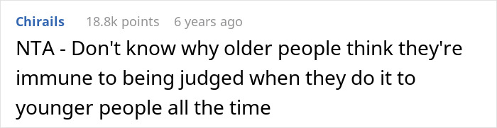 Reddit comment about a lady telling her grandkid she looks like a bull with a nose ring, sparking a humorous nickname exchange.