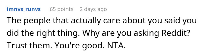 Reddit comment supporting a woman after Thanksgiving turns ugly over remarks about stepdaughter’s sexuality. Reddit comment supporting a woman after Thanksgiving turns ugly over remarks about stepdaughter’s sexuality.