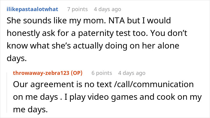 Screenshot of a conversation about a pregnant girlfriend refusing to move together, discussing trust and communication issues.