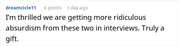 Screenshot of an online comment reacting to Cynthia Erivo and Ariana Grande's new bizarre interaction in interviews. Screenshot of an online comment reacting to Cynthia Erivo and Ariana Grande's new bizarre interaction in interviews.