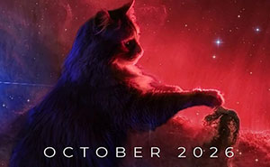 Meet Gregory, The Rescue Cat Who Now Stars In His Owner’s Space Photography Calendar (12 Pics)