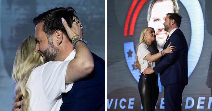 Body Language Experts Decode Erika Kirk And JD Vance’s “Super-Intimate” Hug That Sparked Wild Theories