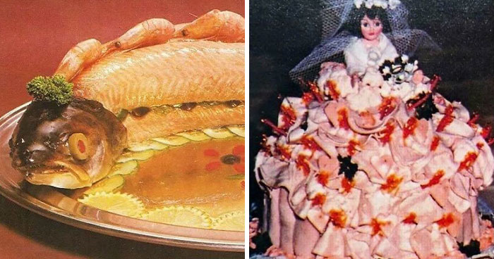 50 Cursed Recipes From Vintage Cook Books To Leave Your Stomach Confused (New Pics)