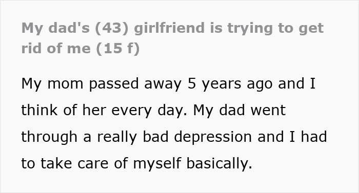 Teen leaves home after dad chooses his girlfriend over her, facing struggles with family and adoption challenges.