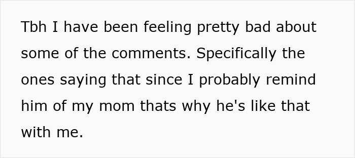 Text post discussing feelings of abandonment after dad chooses his girlfriend over teen, raising adoption concerns.