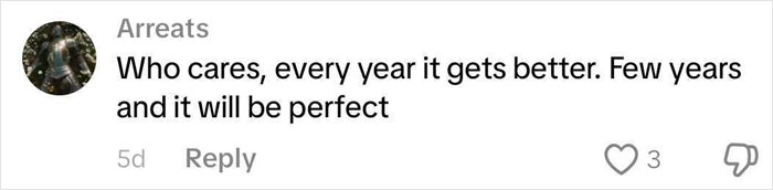 Comment on social media saying every year it gets better with hope AI and Coca-Cola holiday commercial improving.