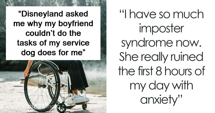 Disneyland Security Questions Why Disabled Woman Brought A Service Dog When She Has A BF
