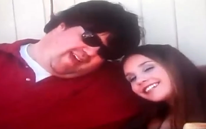 Amanda Bynes and Dan Schneider smiling together in a casual setting related to viral claim discussions. Amanda Bynes and Dan Schneider smiling together in a casual setting related to viral claim discussions.