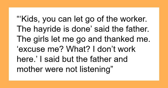 Entitled Parents Go On A Haunted Hayride, Make Their Scared Kids A Stranger’s Problem