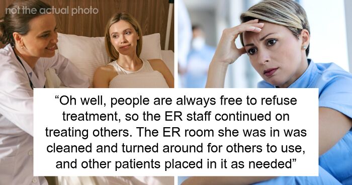 Karen Expects ER To Change Rules For Her As She Wants To Eat, Calls Police, Gets A Reality Check