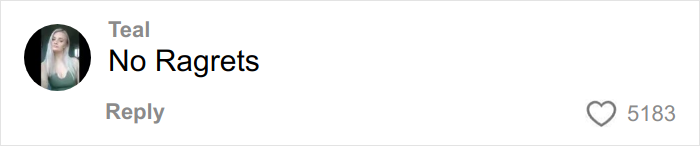 Woman with a prominent face tattoo shares mental health advocacy message in a social media comment. Woman with a prominent face tattoo shares mental health advocacy message in a social media comment.