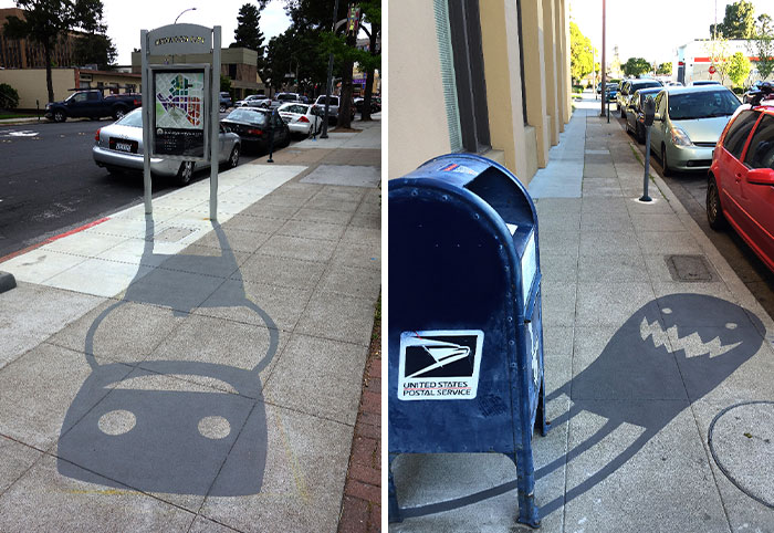 21 Shadow Art Installations That Add A Touch Of Whimsy To The City