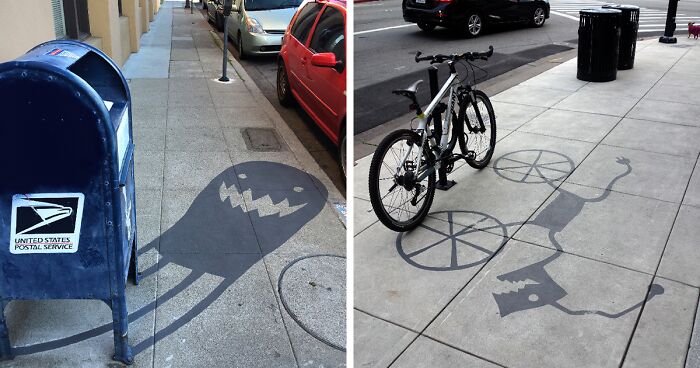 21 Creative Shadows That Turn Mundane Streets Into Tiny Stories