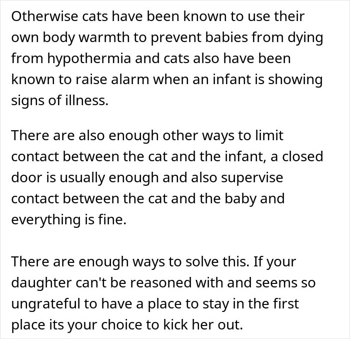 Pregnant Daughter Decides To Put Dad’s Cat In A Shelter Because Of Her Baby’s Safety, Gets Kicked Out Pregnant Daughter Decides To Put Dad’s Cat In A Shelter Because Of Her Baby’s Safety, Gets Kicked Out