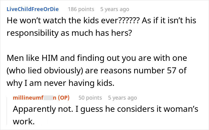 Online discussion about a friend who doesn&rsquo;t understand why she can&rsquo;t bring her clingy children on vacation.