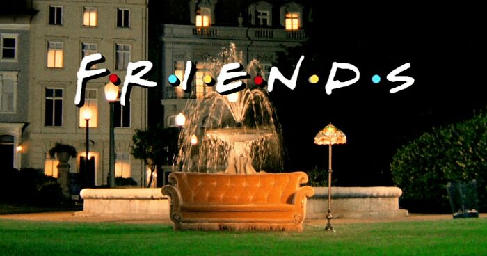 Central perk fountain with iconic Friends logo and couch, highlighting Monica Geller smart trivia challenge. Central perk fountain with iconic Friends logo and couch, highlighting Monica Geller smart trivia challenge.