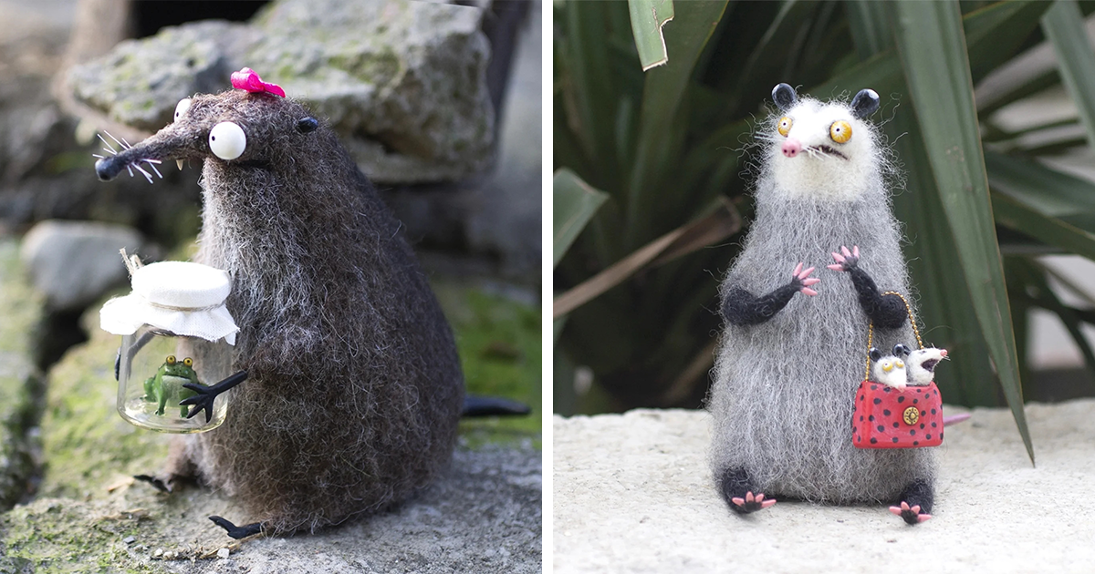 This Artist Creates Adorably Strange Handmade Creatures, And Here Are ...