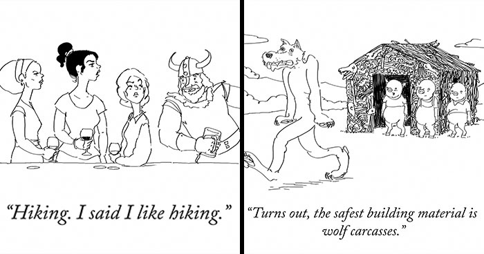 50 Clever Jokes Illustrated By Charlie Hankin (New Pics)