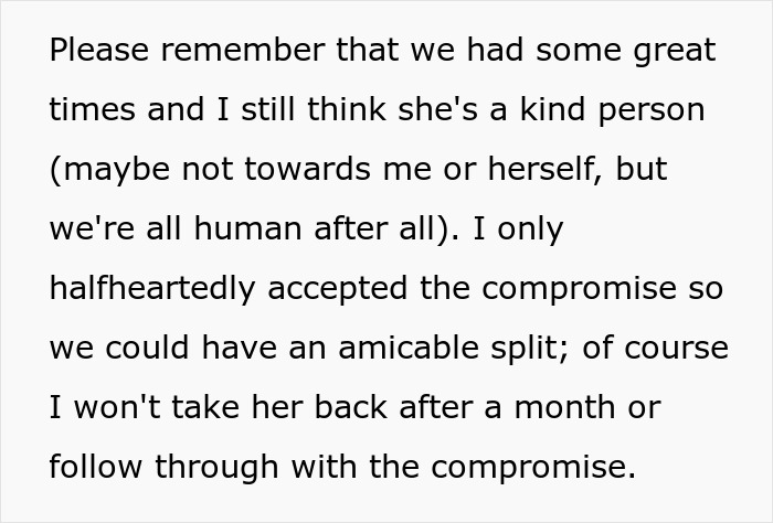 Text excerpt showing a mother causing conflict in her daughter's happy relationship after sending her on a date.