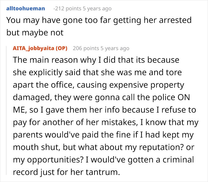 Screenshot of a Reddit discussion about parents demanding a woman give up career opportunities to her spoiled golden-child sister. Screenshot of a Reddit discussion about parents demanding a woman give up career opportunities to her spoiled golden-child sister.